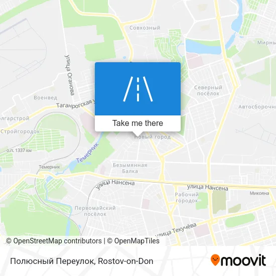 Полюсный Переулок map