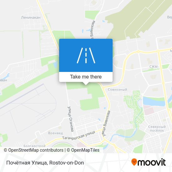 Почётная Улица map