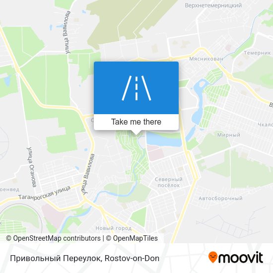 Привольный Переулок map