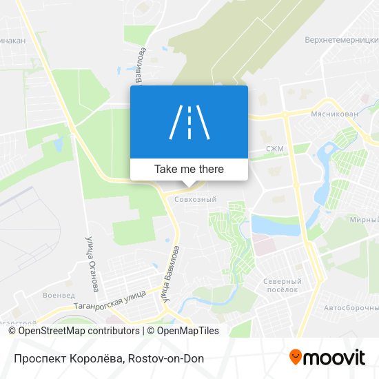 Проспект Королёва map
