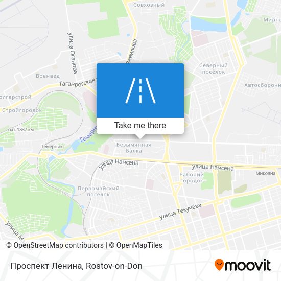 Проспект Ленина map