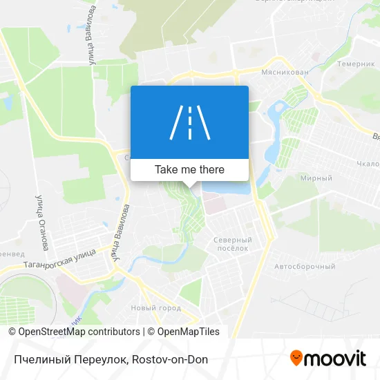 Пчелиный Переулок map