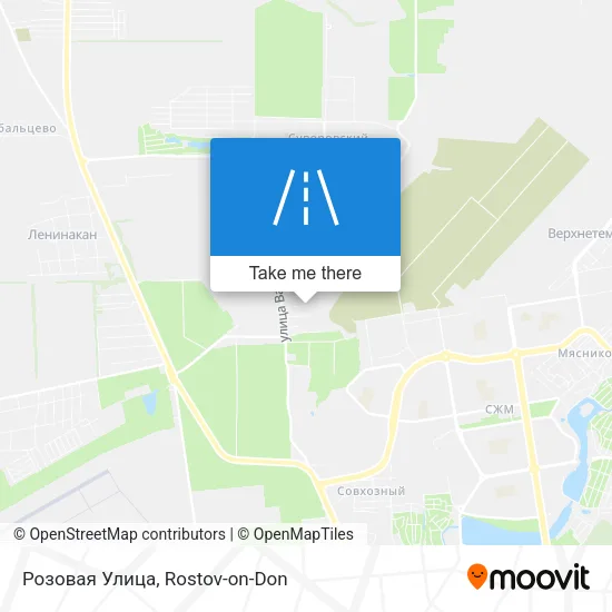 Розовая Улица map