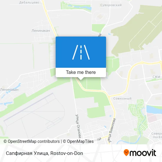 Сапфирная Улица map