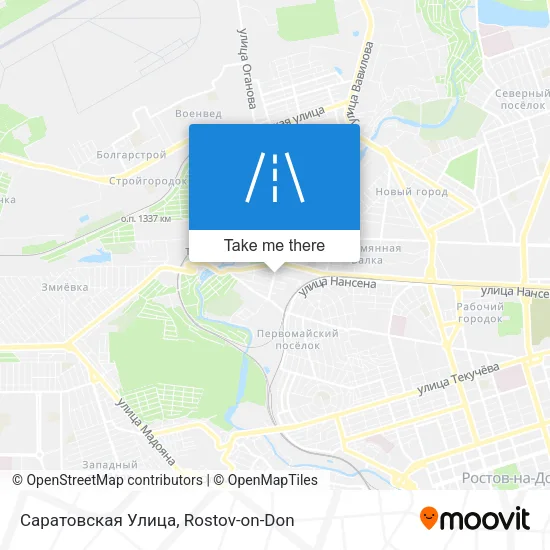 Саратовская Улица map