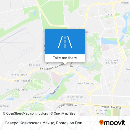 Северо-Кавказская Улица map