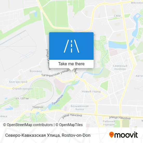 Северо-Кавказская Улица map