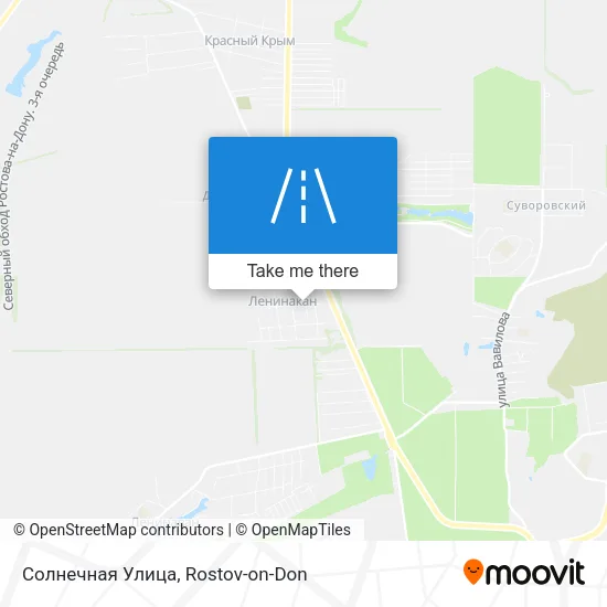 Солнечная Улица map