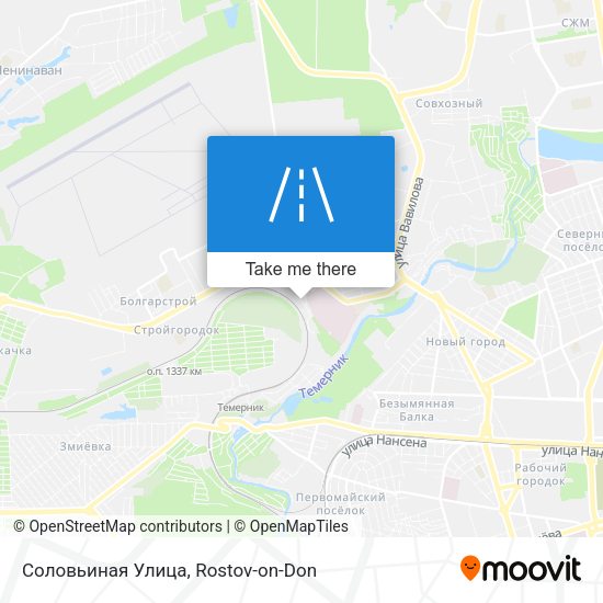 Соловьиная Улица map