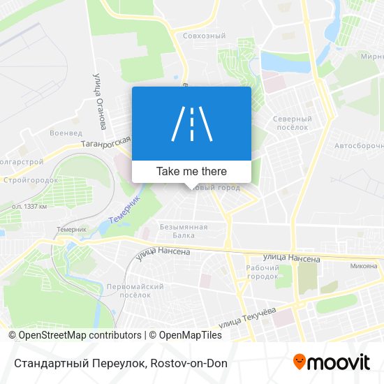 Стандартный Переулок map