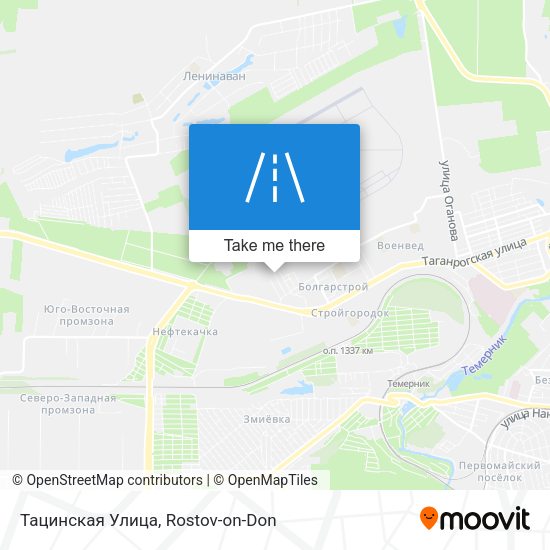Тацинская Улица map