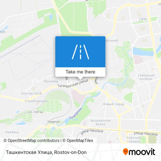 Ташкентская Улица map