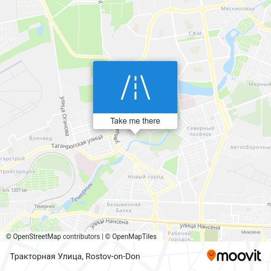 Тракторная Улица map