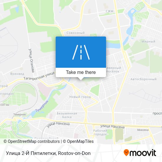 Улица 2-Й Пятилетки map