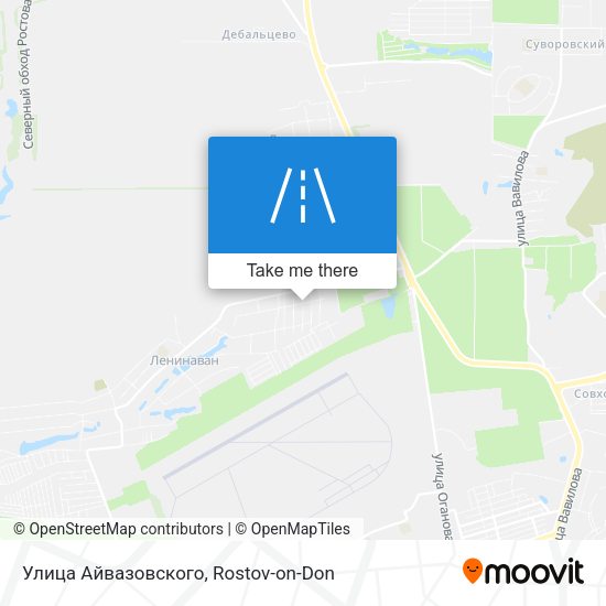 Улица Айвазовского map