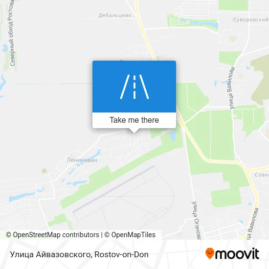 Улица Айвазовского map