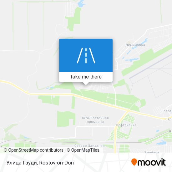 Улица Гауди map