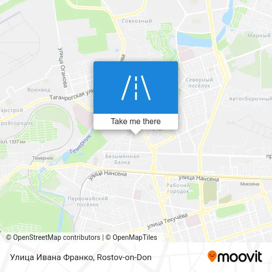 Улица Ивана Франко map