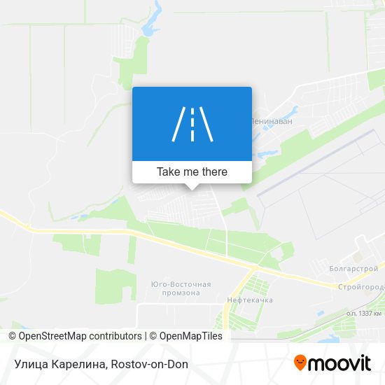Улица Карелина map