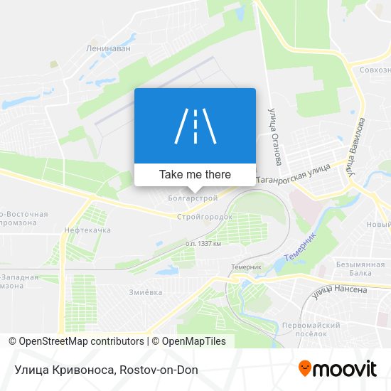 Улица Кривоноса map