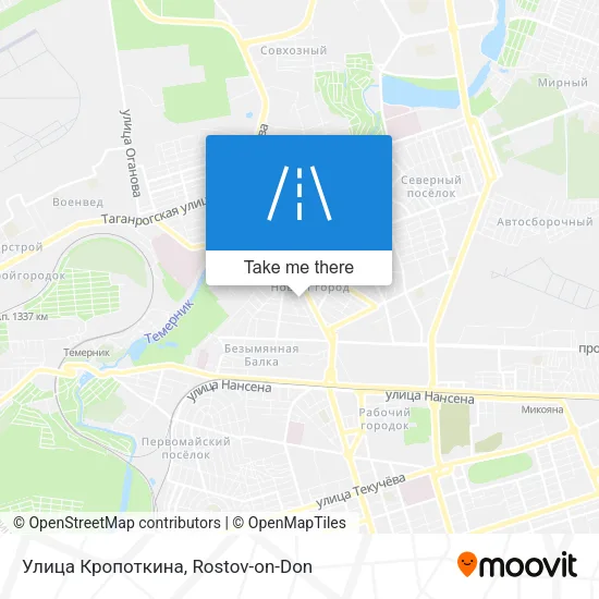 Улица Кропоткина map