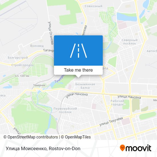 Улица Моисеенко map