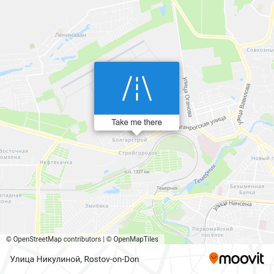 Улица Никулиной map