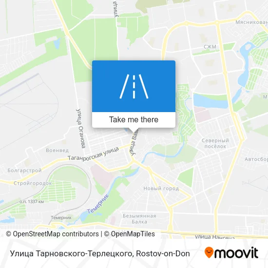 Улица Тарновского-Терлецкого map
