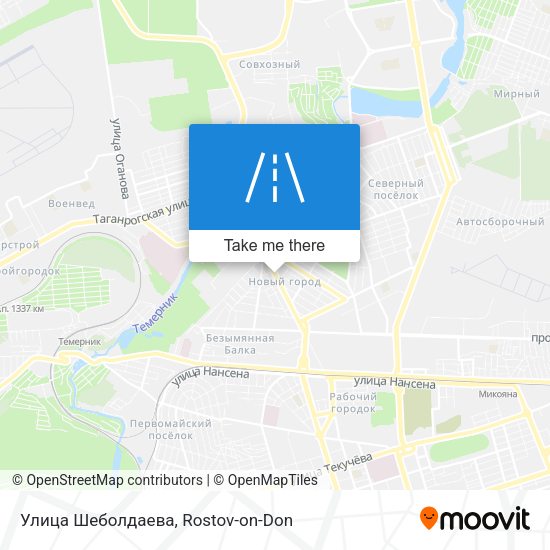 Улица Шеболдаева map