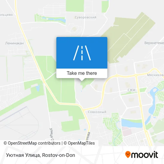 Уютная Улица map