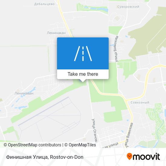 Финишная Улица map