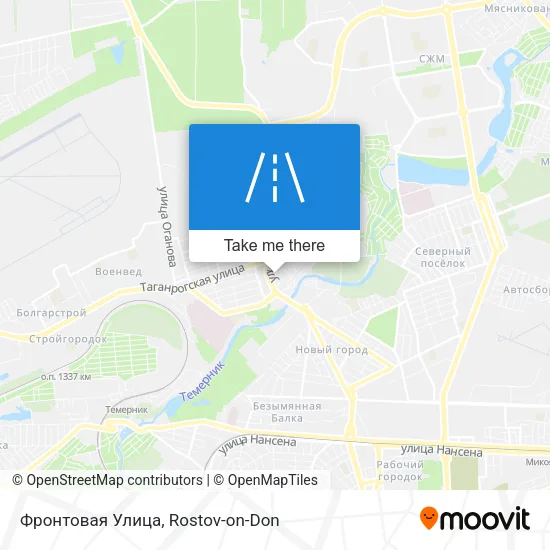 Фронтовая Улица map