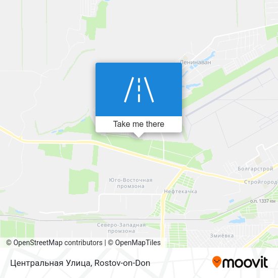 Центральная Улица map