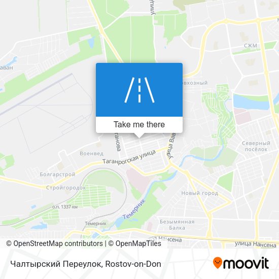 Чалтырский Переулок map