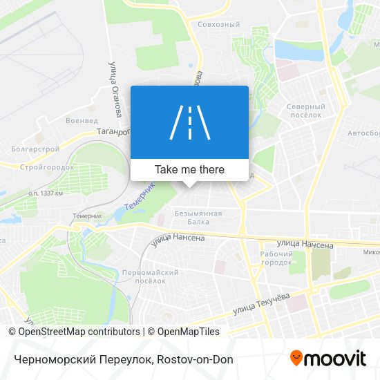 Черноморский Переулок map