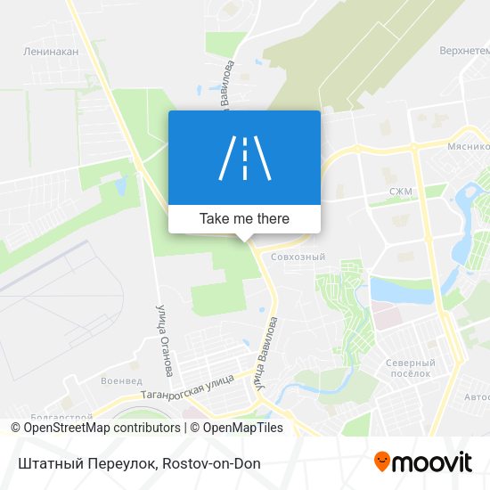 Штатный Переулок map