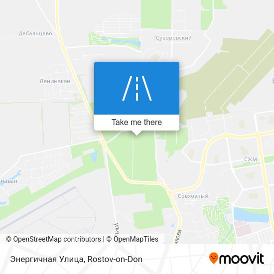 Энергичная Улица map