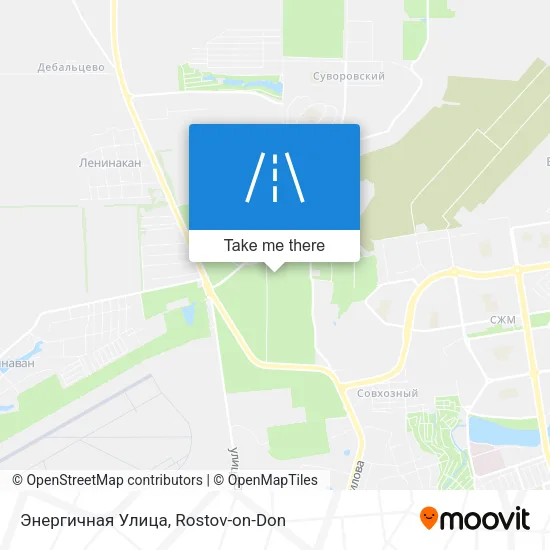 Энергичная Улица map