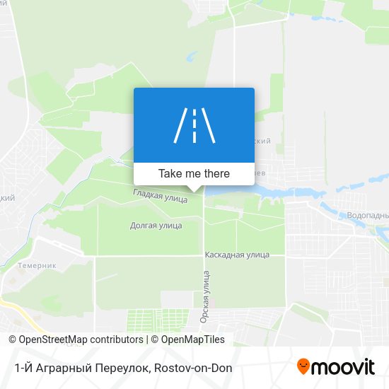 1-Й Аграрный Переулок map