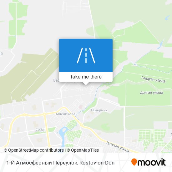 1-Й Атмосферный Переулок map