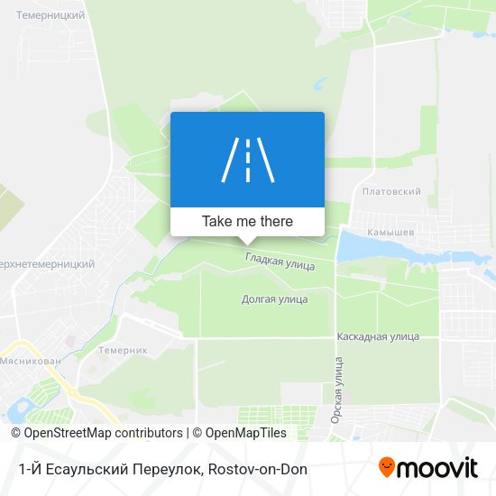 1-Й Есаульский Переулок map