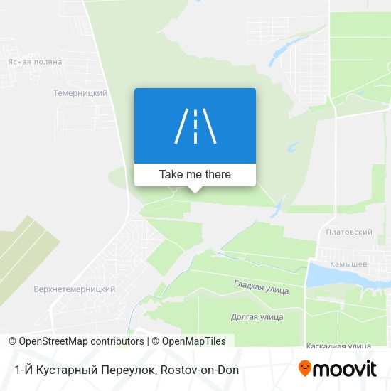 1-Й Кустарный Переулок map
