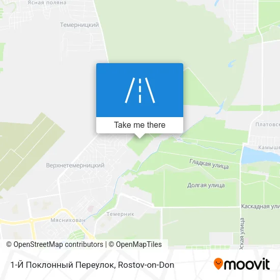 1-Й Поклонный Переулок map