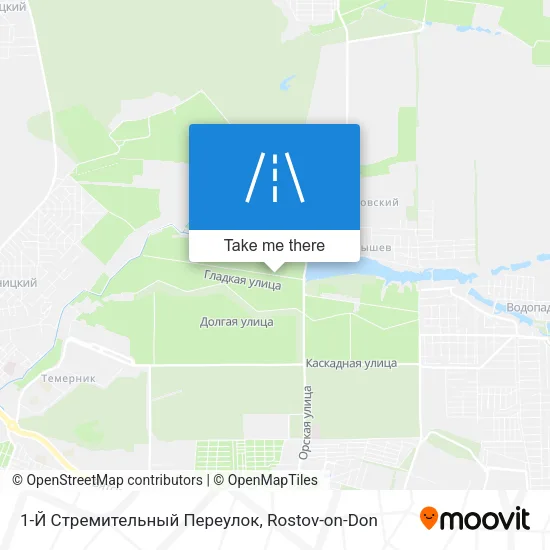 1-Й Стремительный Переулок map