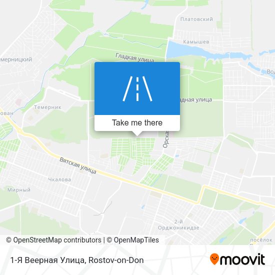 1-Я Веерная Улица map
