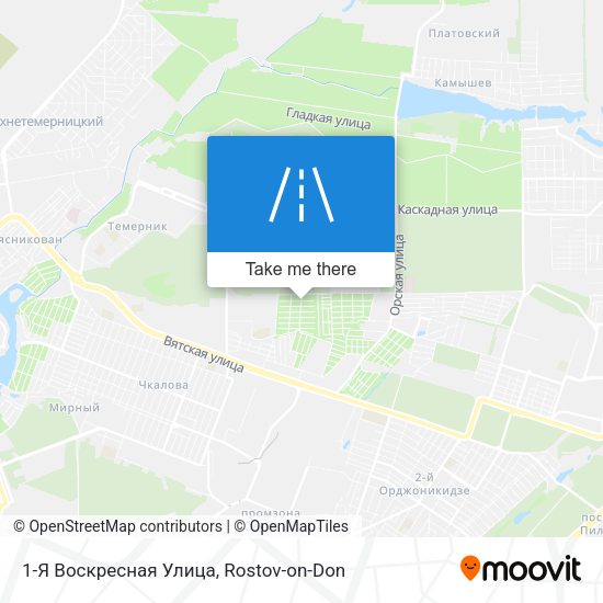 1-Я Воскресная Улица map