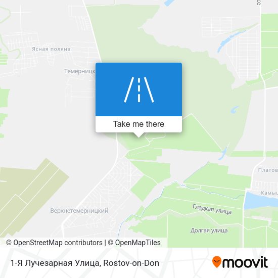 1-Я Лучезарная Улица map