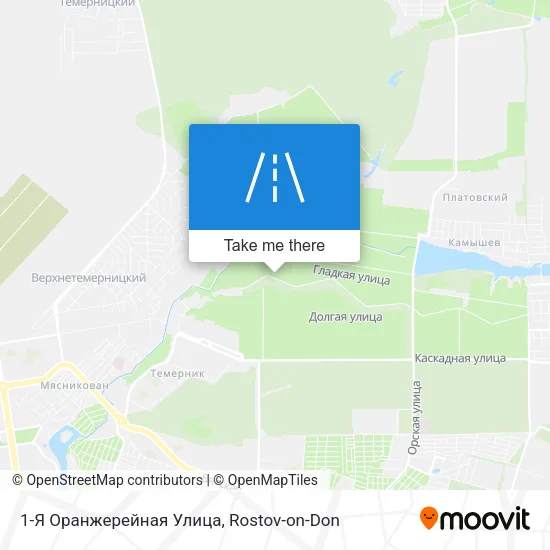 1-Я Оранжерейная Улица map