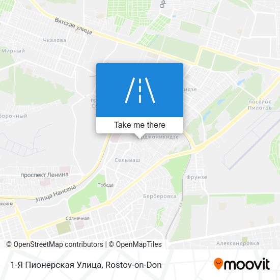 1-Я Пионерская Улица map