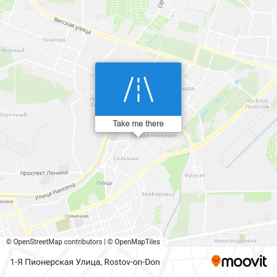 1-Я Пионерская Улица map